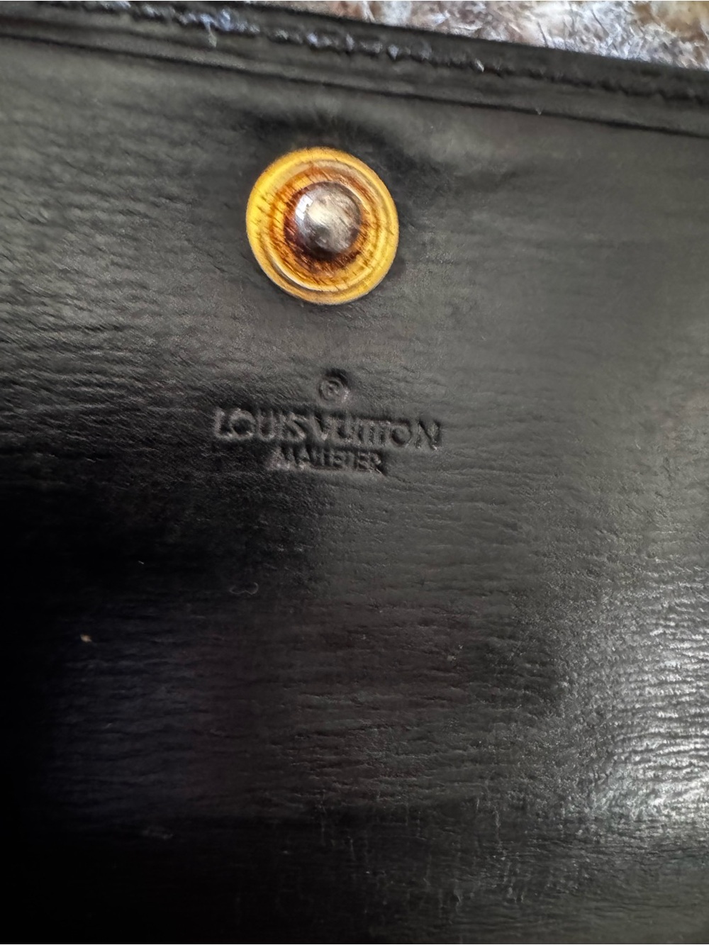 Louis Vuitton blk international green wallet reinvented vintage before 1980 - Picture 11 of 15